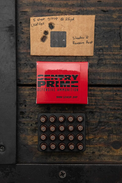 Sentry Prime 9mm Defensive Ammunition